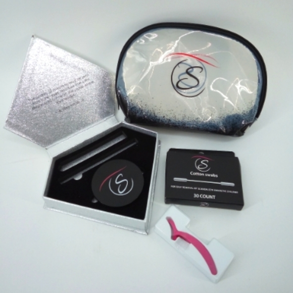 Sattraction x Scandal Eye Lashes Magnetic & Ardell Tool Cotton Swabs Bag - Picture 1 of 15